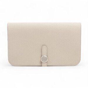 Hermès Dogon Togo GM Long Wallet Beton